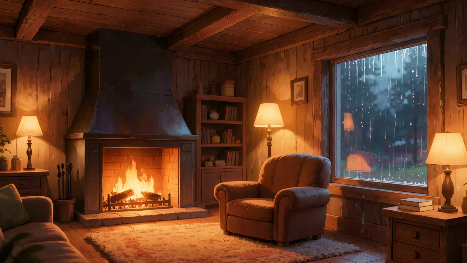 Cozy Rainy Cabin Stream Kit preview